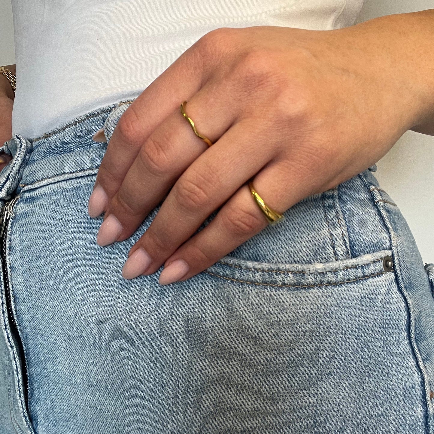 Thin Wave Ring