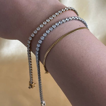 Aura tennis bracelet