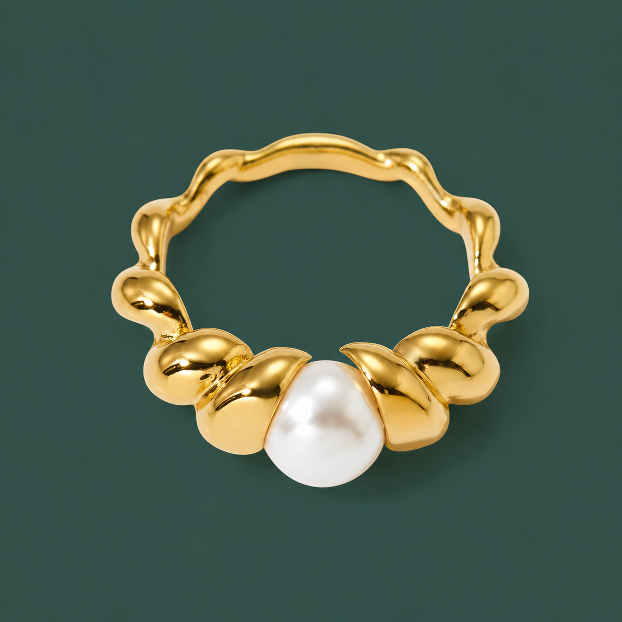 Pearl Coil Ring