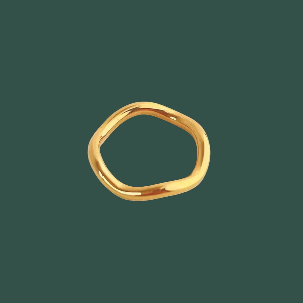 Thin Wave Ring