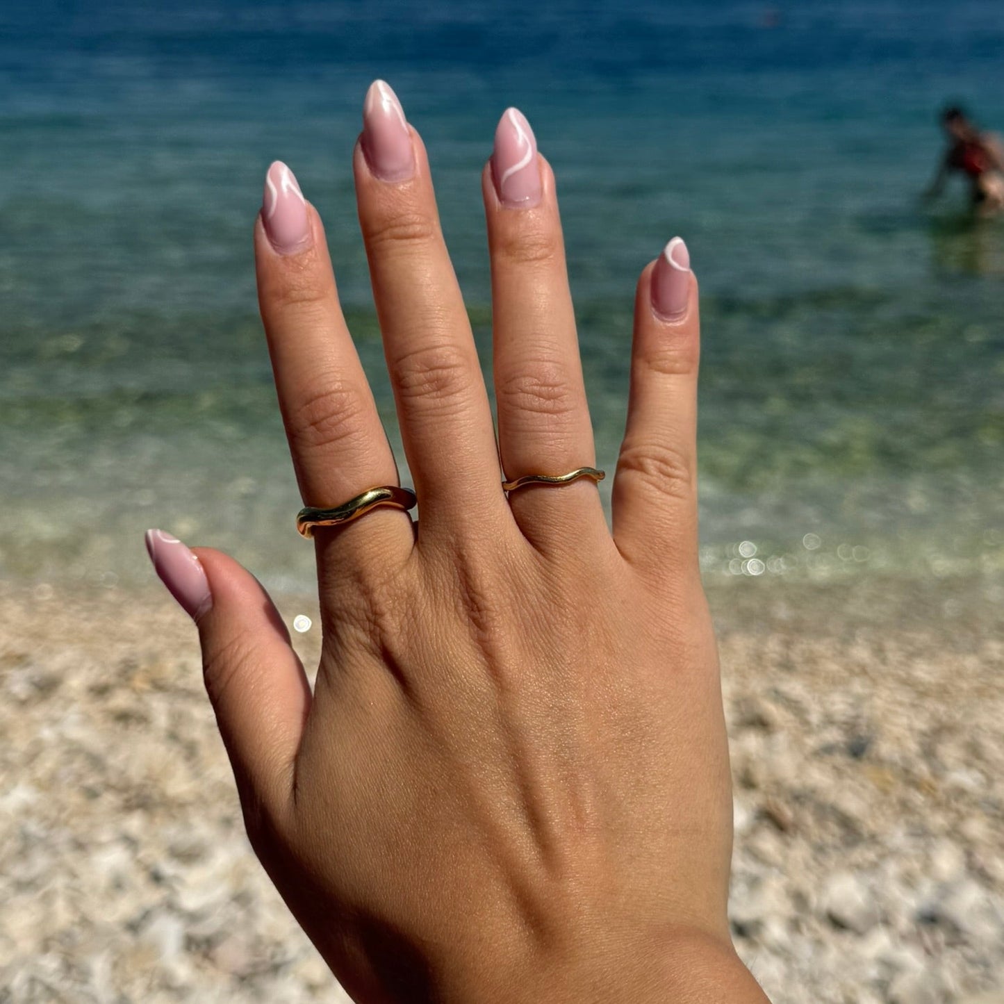 Thin Wave Ring