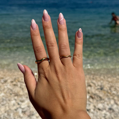 Thin Wave Ring